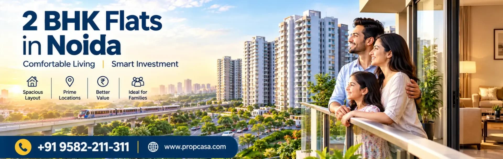 2 BHK Flats in Noida: Best Locations, Prices & Projects in 2026