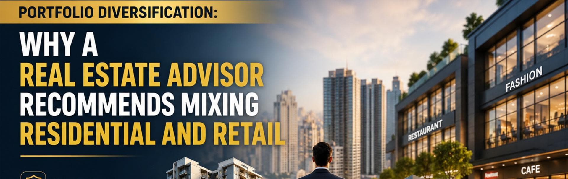 Portfolio Diversification: Why a Real Estate Advisor Recommends Mixing Residential and Retail