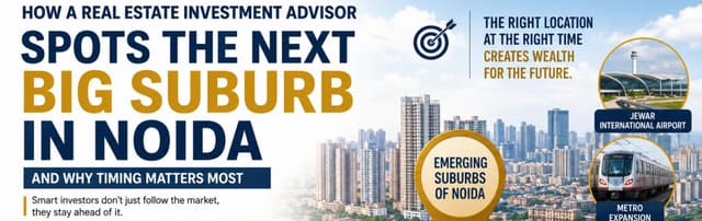 Timing the Market: Insights from a Top Real Estate Investment Advisor on Noida's Next Big Suburb